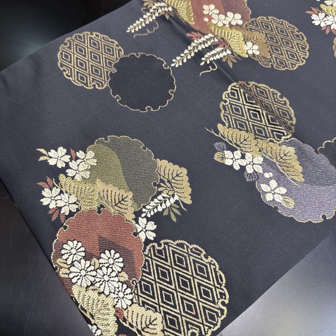 2点同梱、3-244 3-249、名古屋帯 九寸 美品 正絹 着物 名古屋仕立て