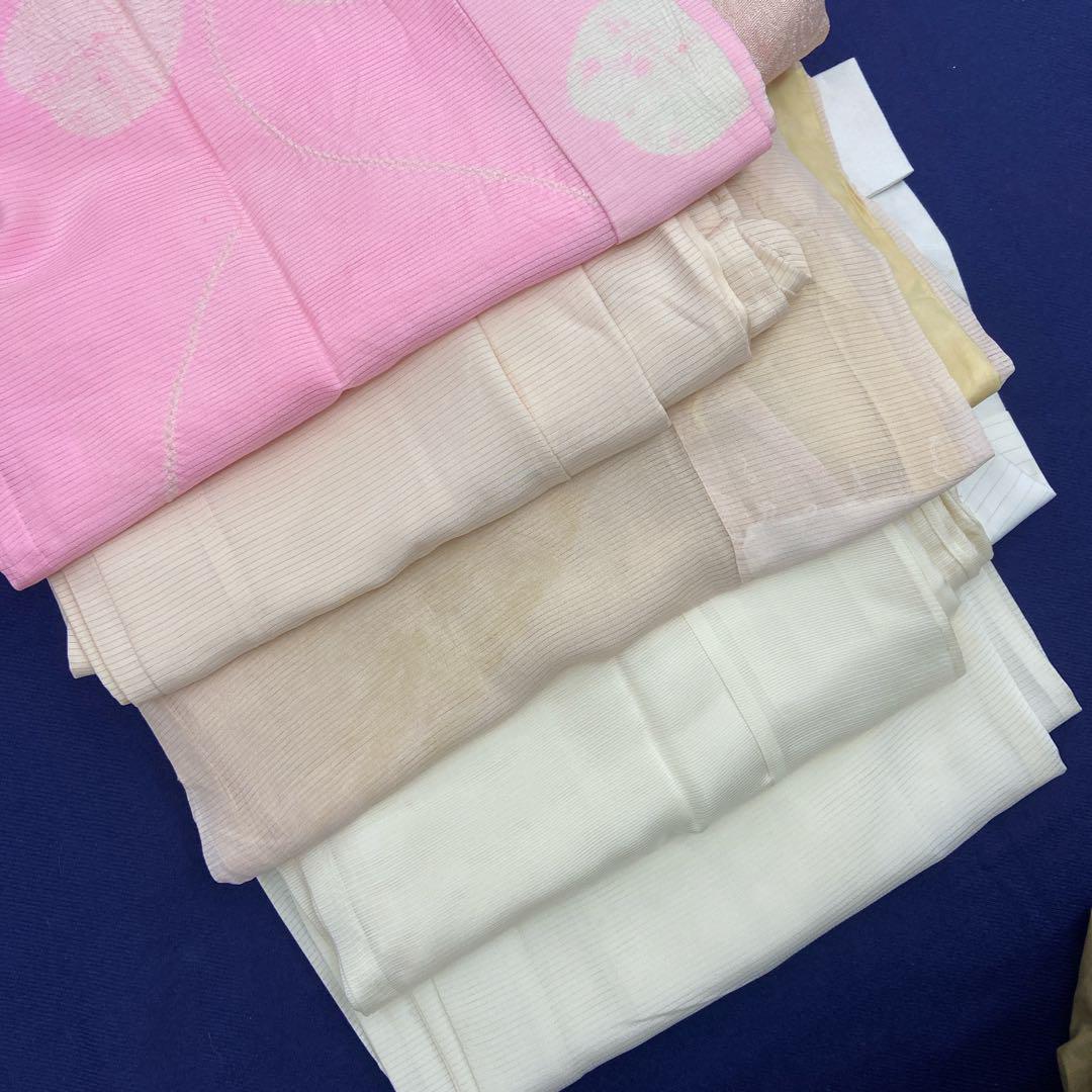 5588 夏物襦袢　まとめセット　リメイク用　絽