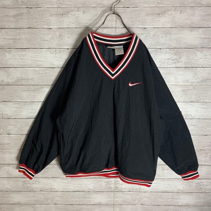 お手頃価格お手頃価格古着 90s ナイキ NIKE ナイロンプルオーバー 両面