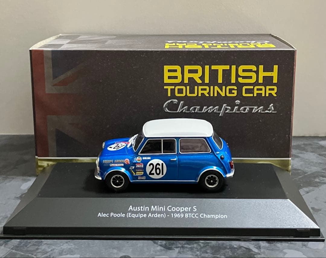ATLAS 1/43 オースチン ミニ クーパー S #261 BTCC