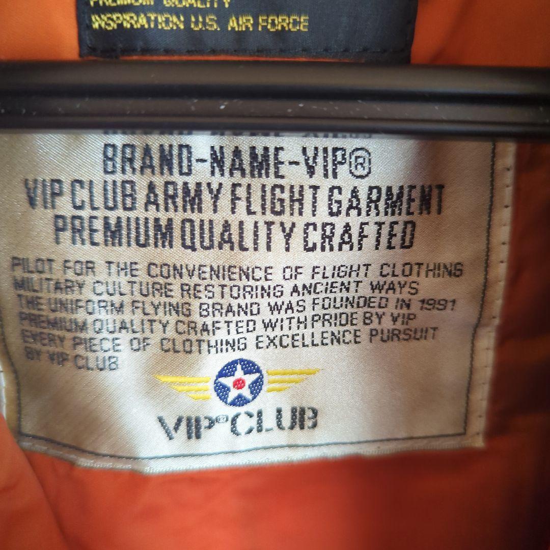 VIP CLUB フライトジャケット XL ブラック