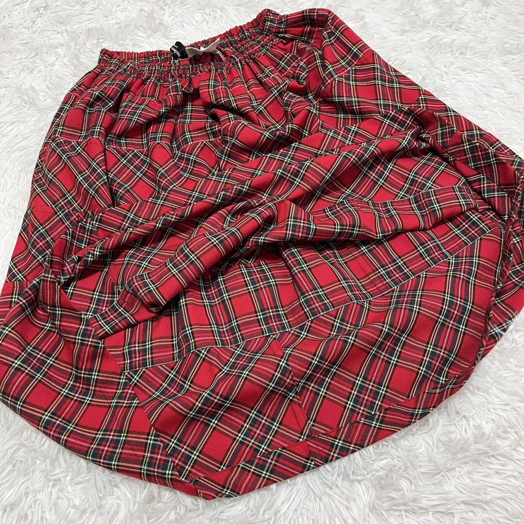 tricot COMME des GARCONS チェックフレアスカート