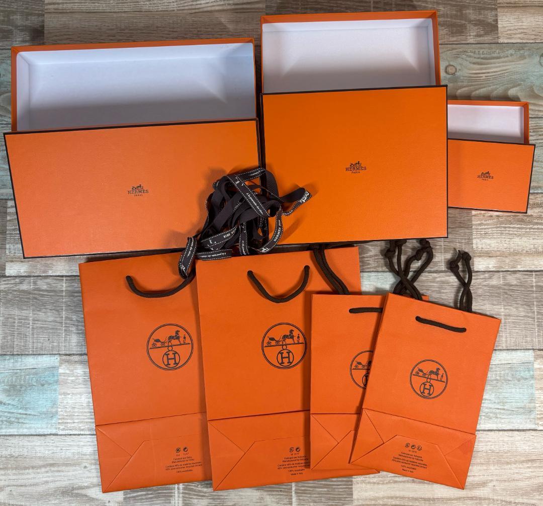 エルメス　バッグ用　空箱ショッパー HERMES - エルメス 空箱の通販 by きらり's shop｜エルメスなら