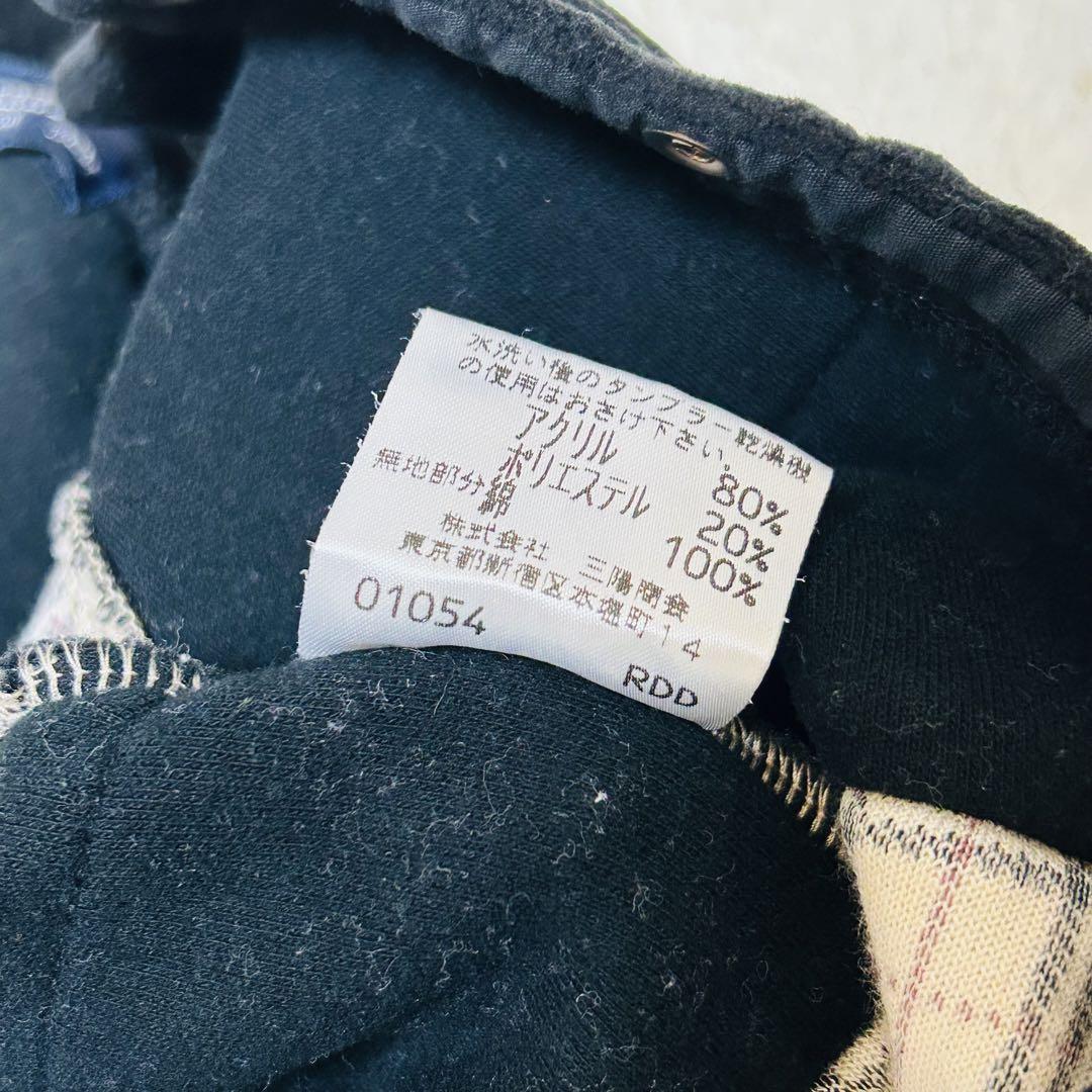 【美品】バーバリー BURBERRY ロンパース 70cm ボア　冬