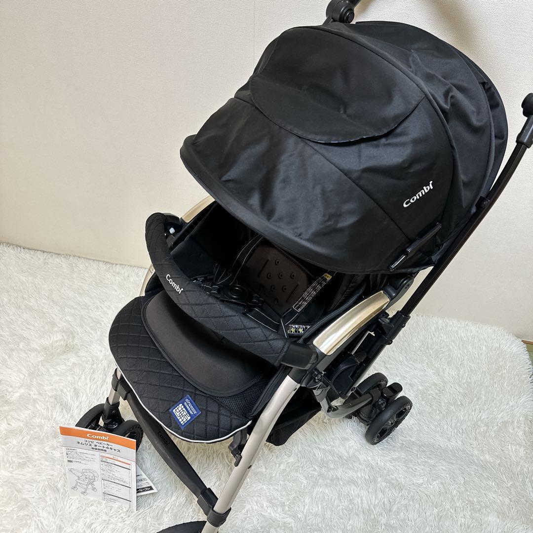 美品 Combi ベビーカー ネムリエ オート4キャス UE-630