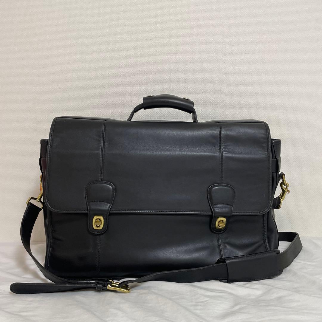 90s コーチ ビジネスバッグ メッセンジャーバッグA4 2WAYCOACH