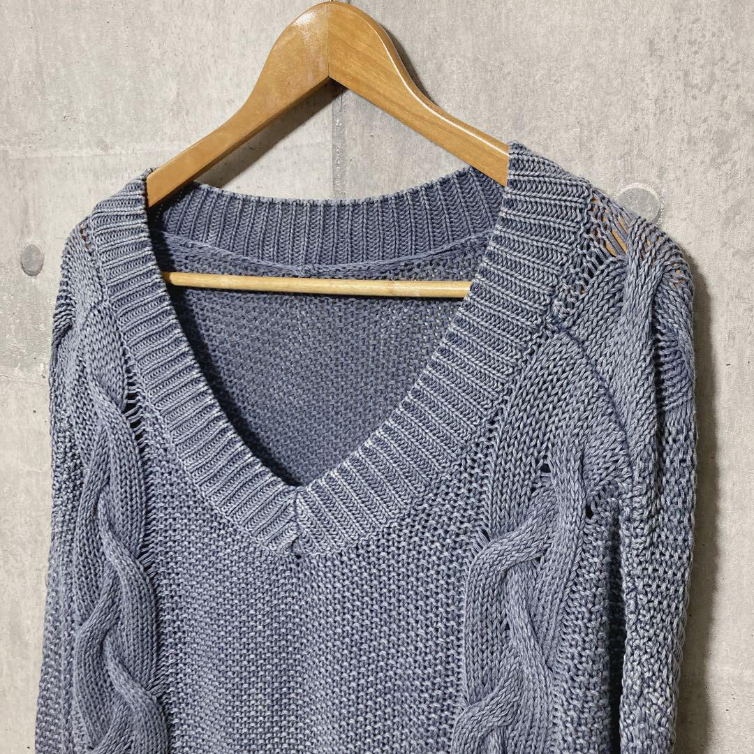 GYDA ジェイダ ボリュームスリーブ2WAYブリーチニットTOPS