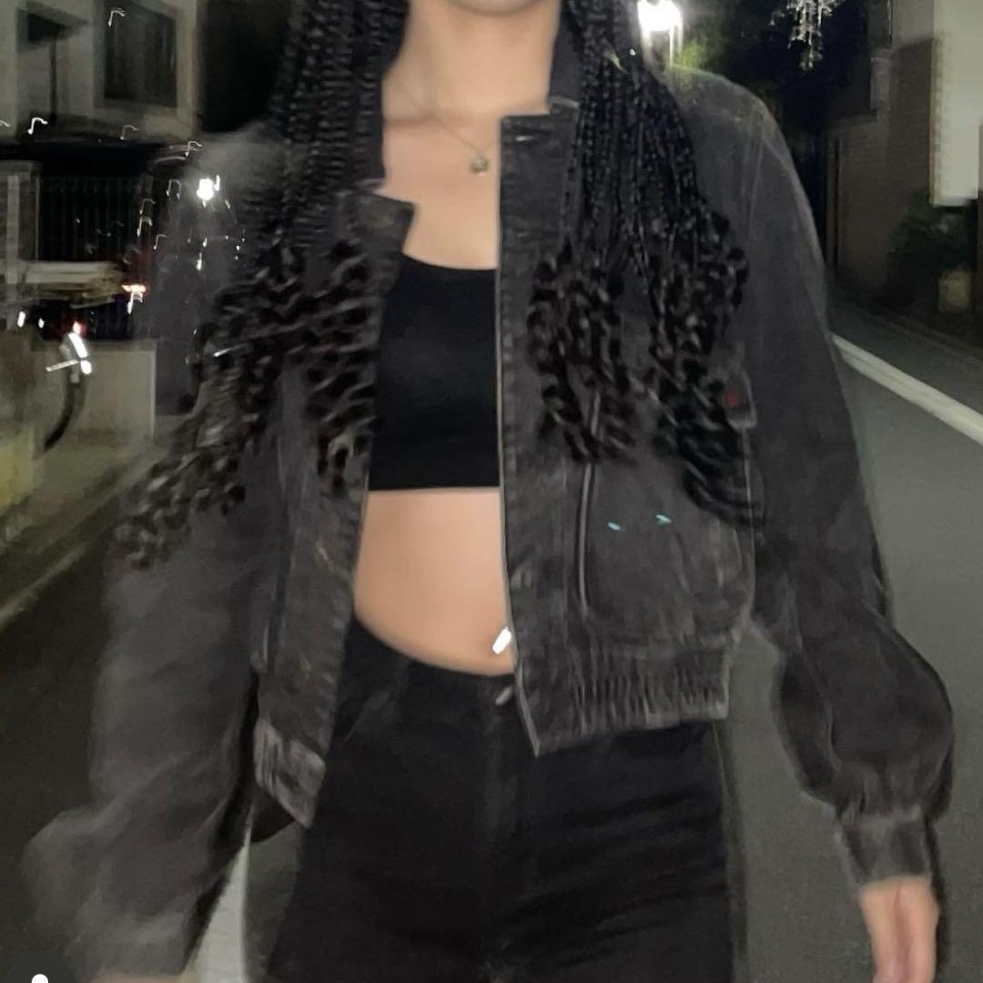 正規品 DIESEL ブラックデニムジャケット M メンズ ジャケット デニム D-GLORY JACKET（デニムジャケット