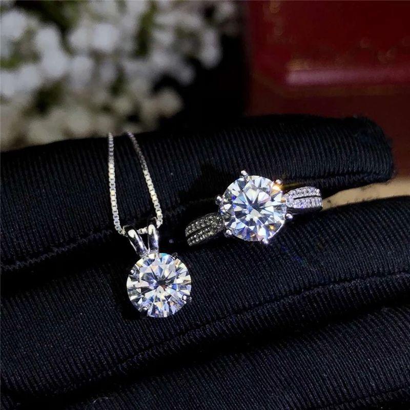超美品〉S925 スターリングシルバーラボダイヤモンド花嫁