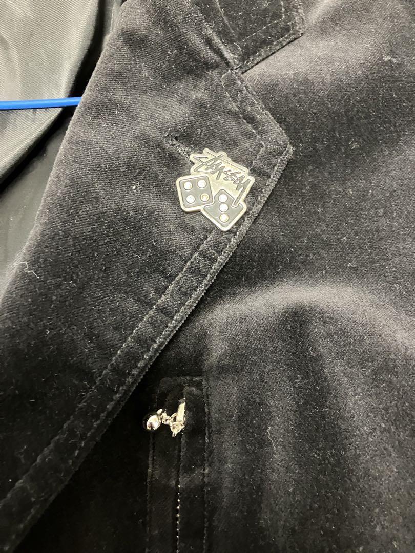 ステューシー テーラード ジャケット　OLD STUSSY 3Bベロア