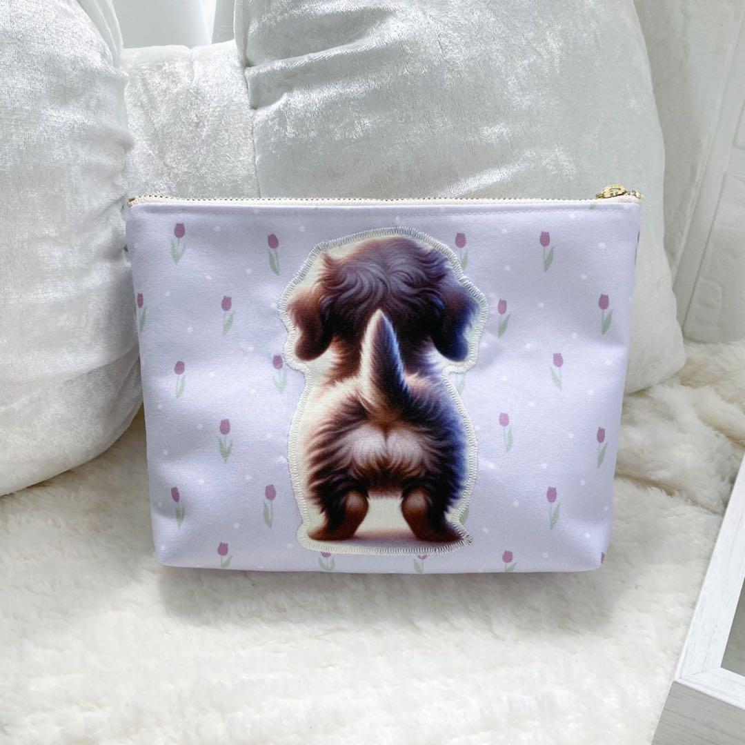 【オーダー】ハンドメイド　ポーチ　ダックスフンド　シェルティー　チワワ　犬
