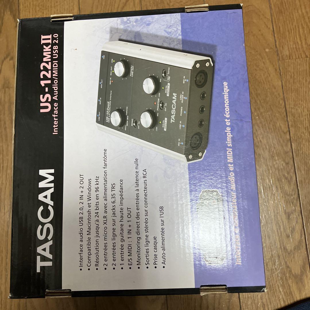 TASCAM US-122MKⅡ interface audio midi