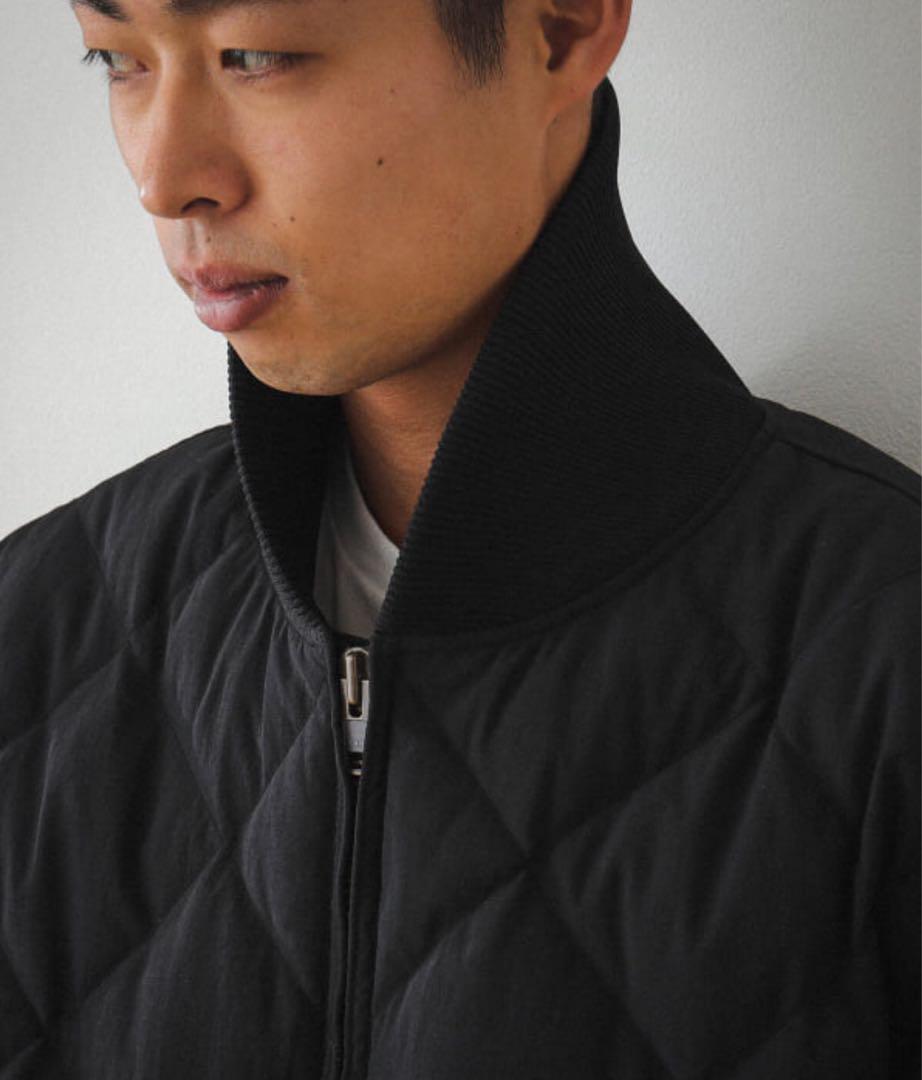 【美品】BEAMS ワーク キルト ダウン ジャケット