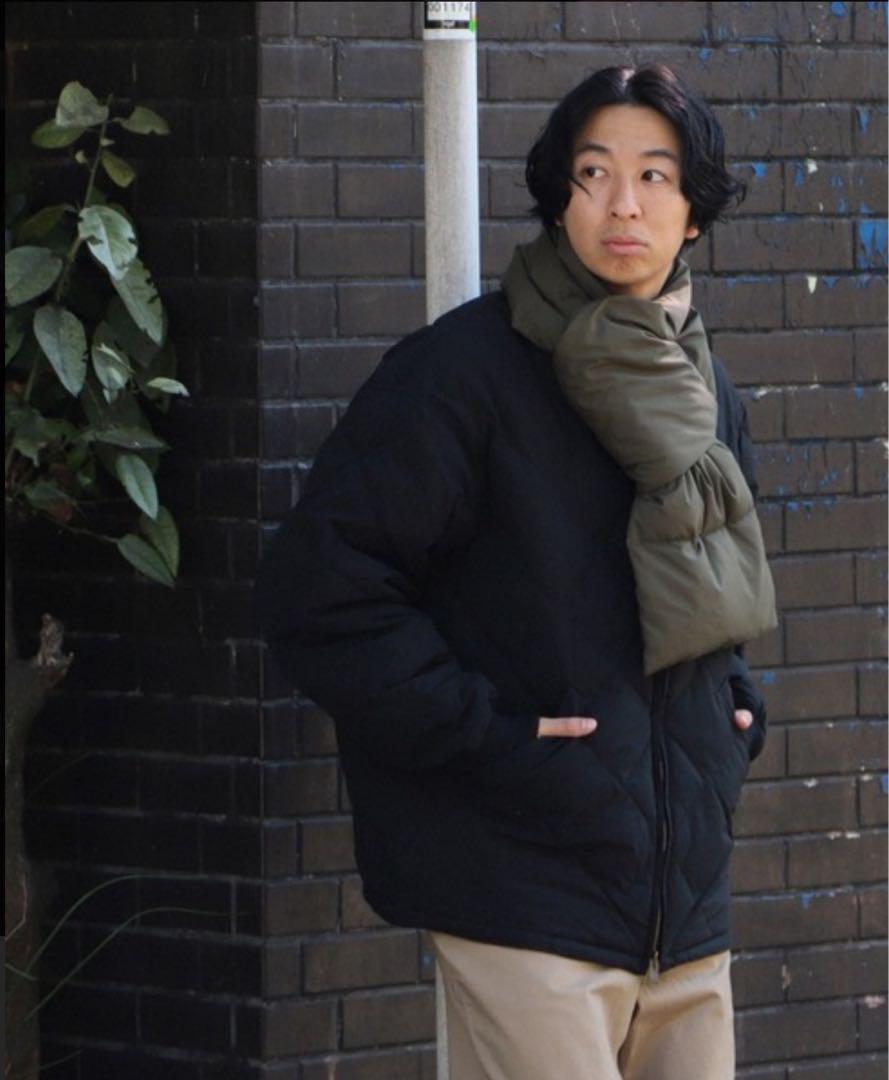 【美品】BEAMS ワーク キルト ダウン ジャケット