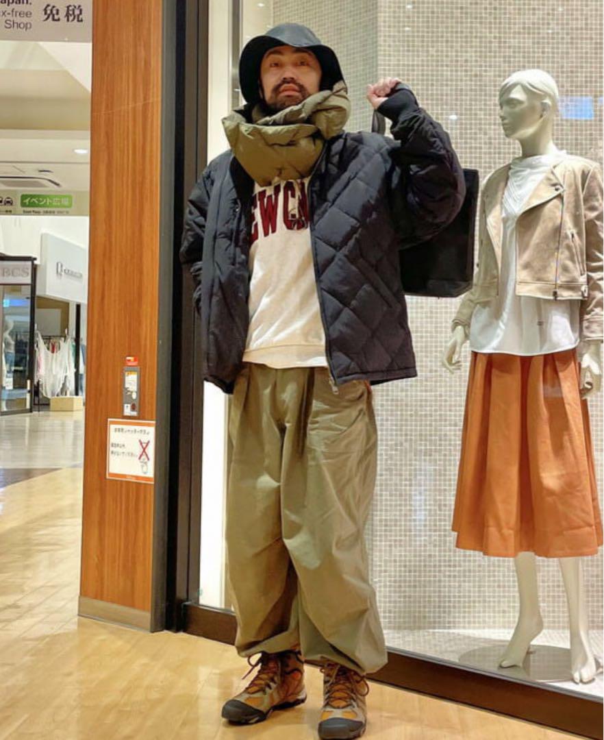 【美品】BEAMS ワーク キルト ダウン ジャケット