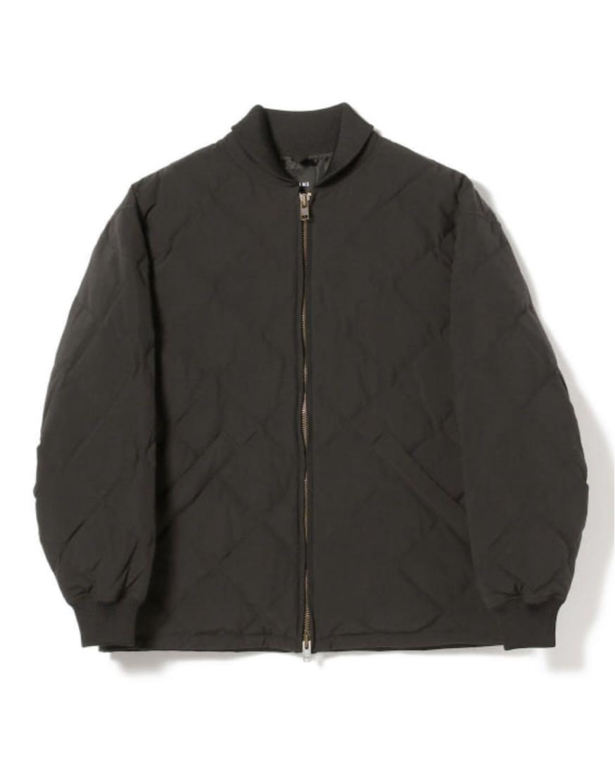 【美品】BEAMS ワーク キルト ダウン ジャケット