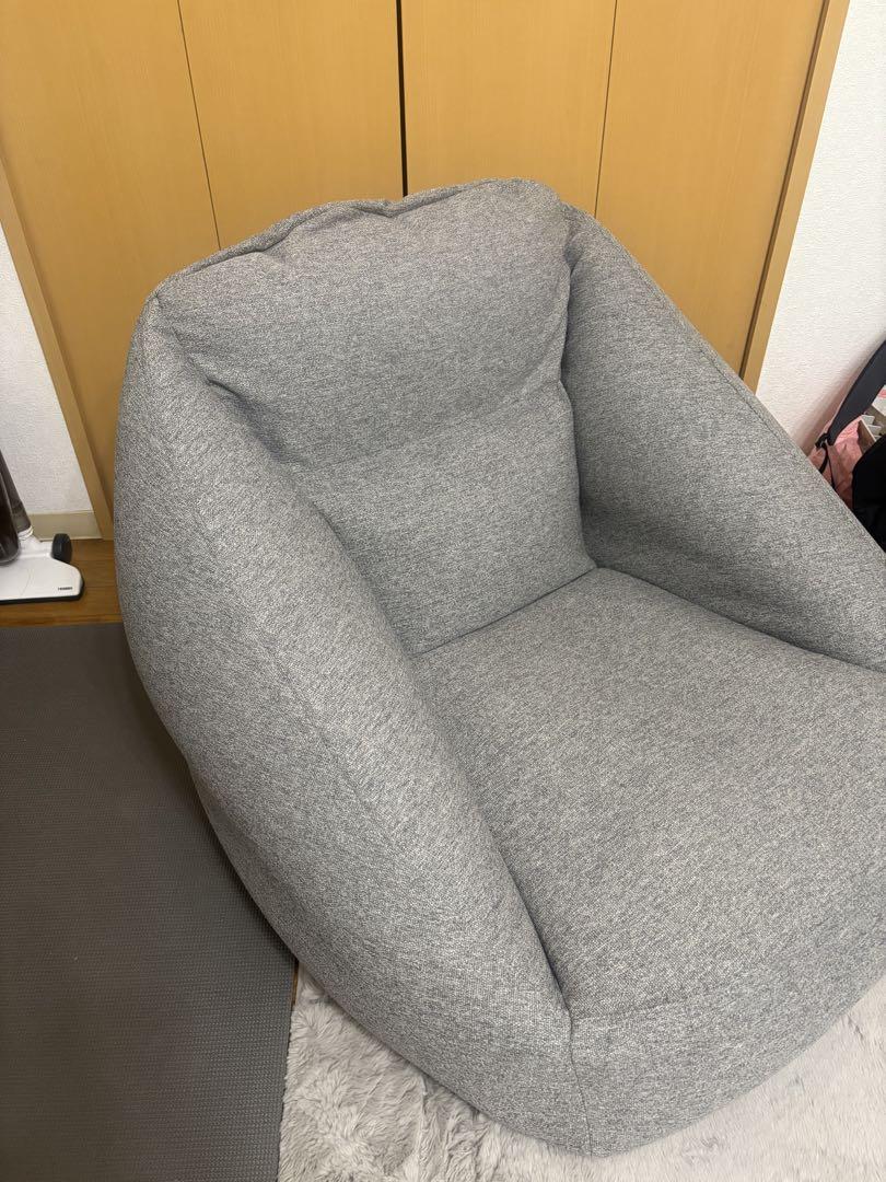 無印良品 空気で出来たソファ グレー