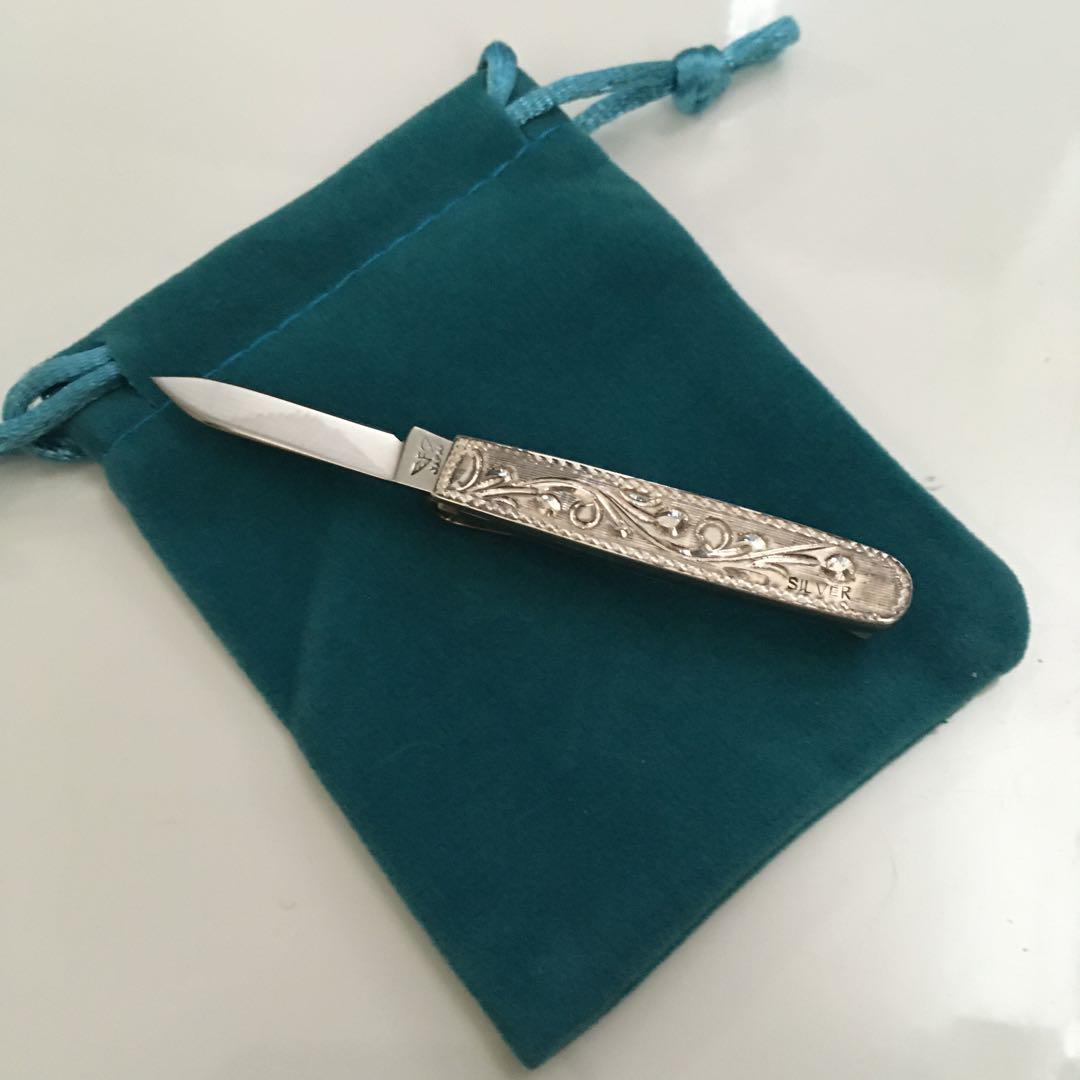 純銀 SILVER マネークリップ 彫金 藤本保廣 ( 藤本保広 ) 超希少