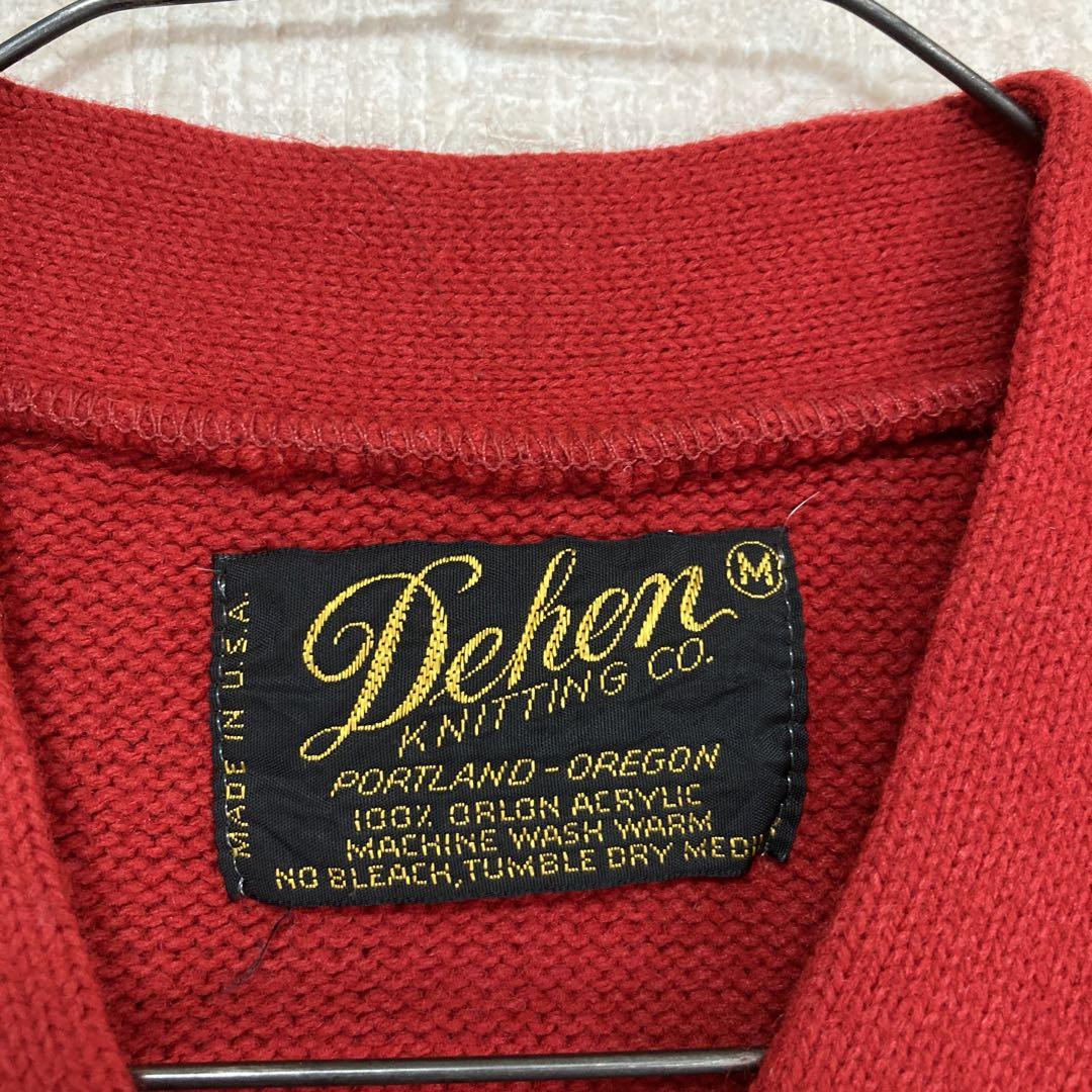 70s Dehen ビンテージ ニット ベスト ジレ USA製 M - メルカリ