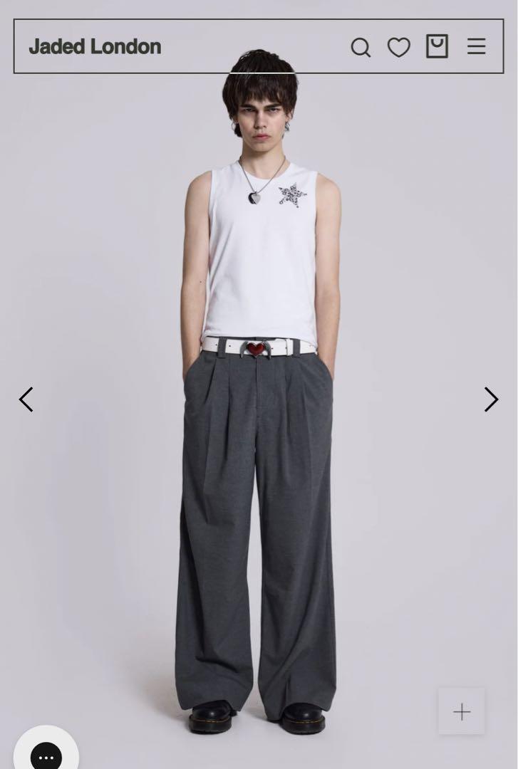 送関込 JADED LONDON ピンストライプ スーツ パンツ スラックス 送関込 JADED LONDON ピンストライプ スーツ パンツ スラックス