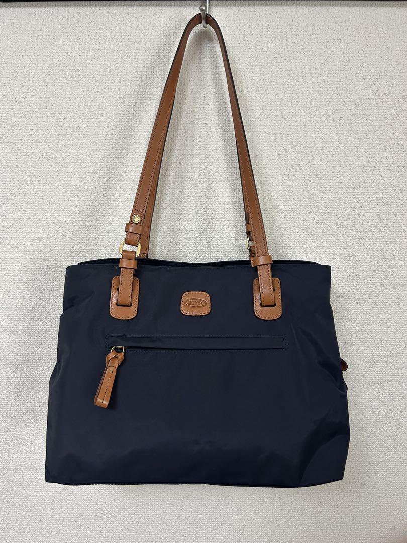 【在庫限り】 未使用品 ブリックス ナイロン トートバッグ 肩掛け可能 レザー バッグ