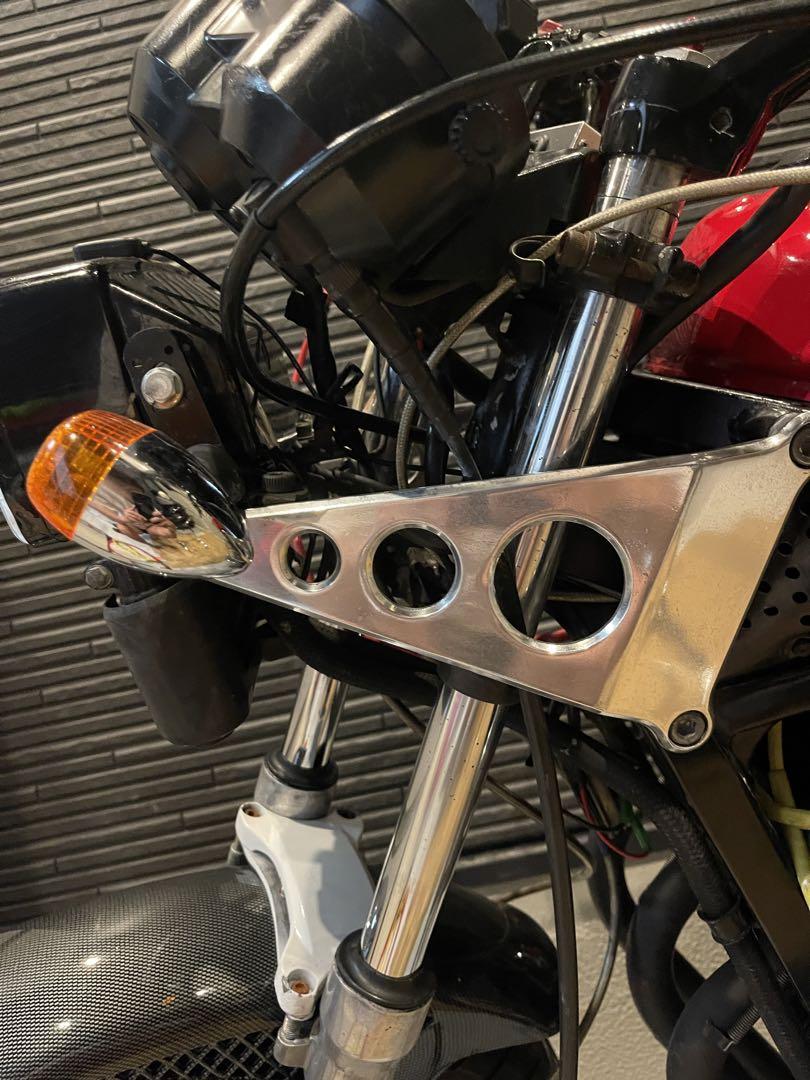希少CBR400F純正ヘッドライトステーセット 画像1