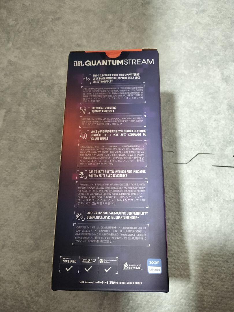 JBL QUANTUM STREAM USBスタンドアロン デュアルコンデンサー