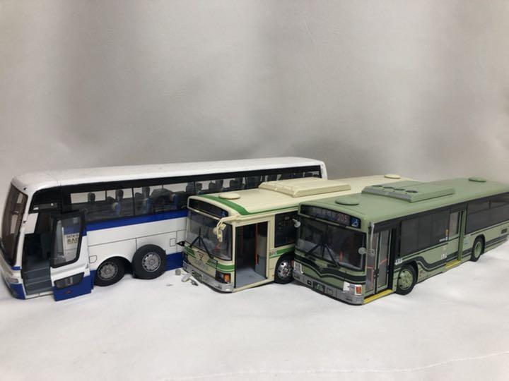 1/32 バス 3台セット プラモ JRバス関東 大阪市バス 京都市バス