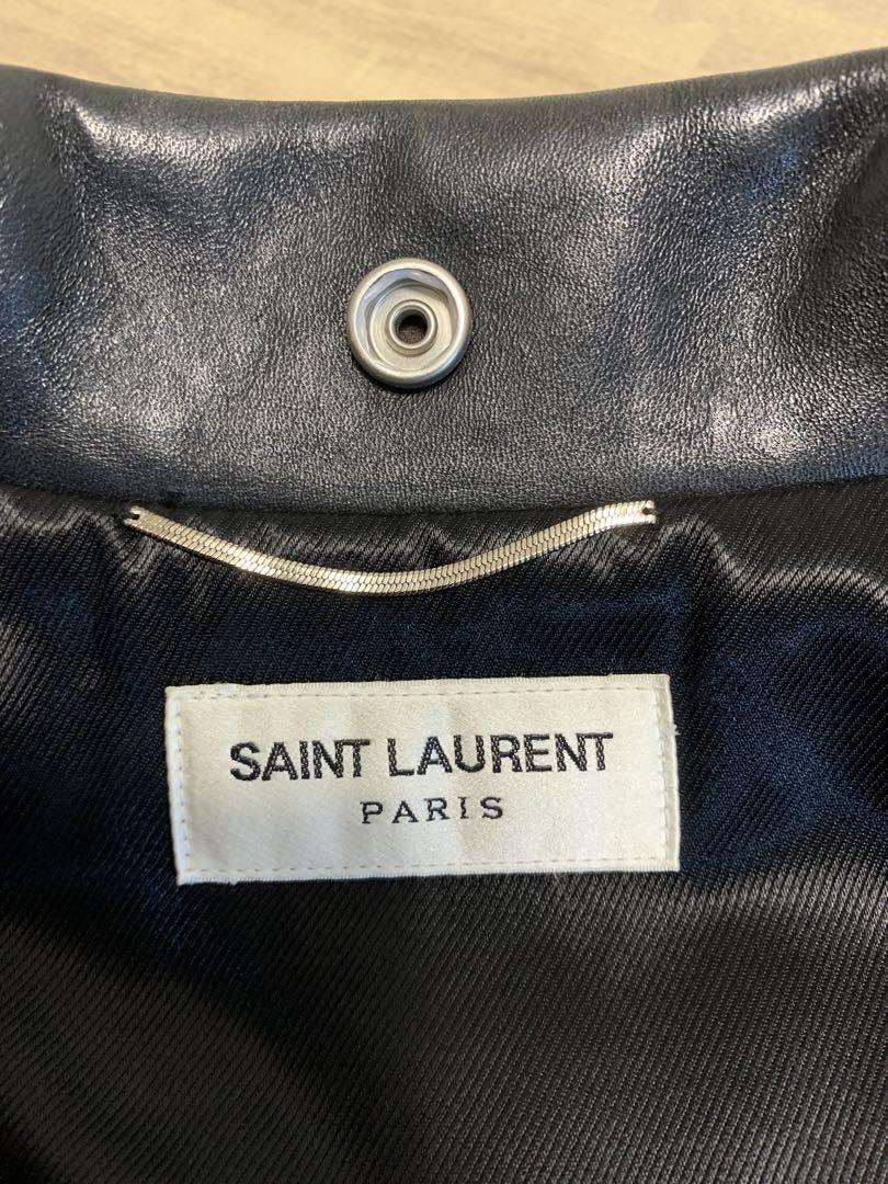 SAINT LAURENT 17AWスモーキングリップライダースジャケット