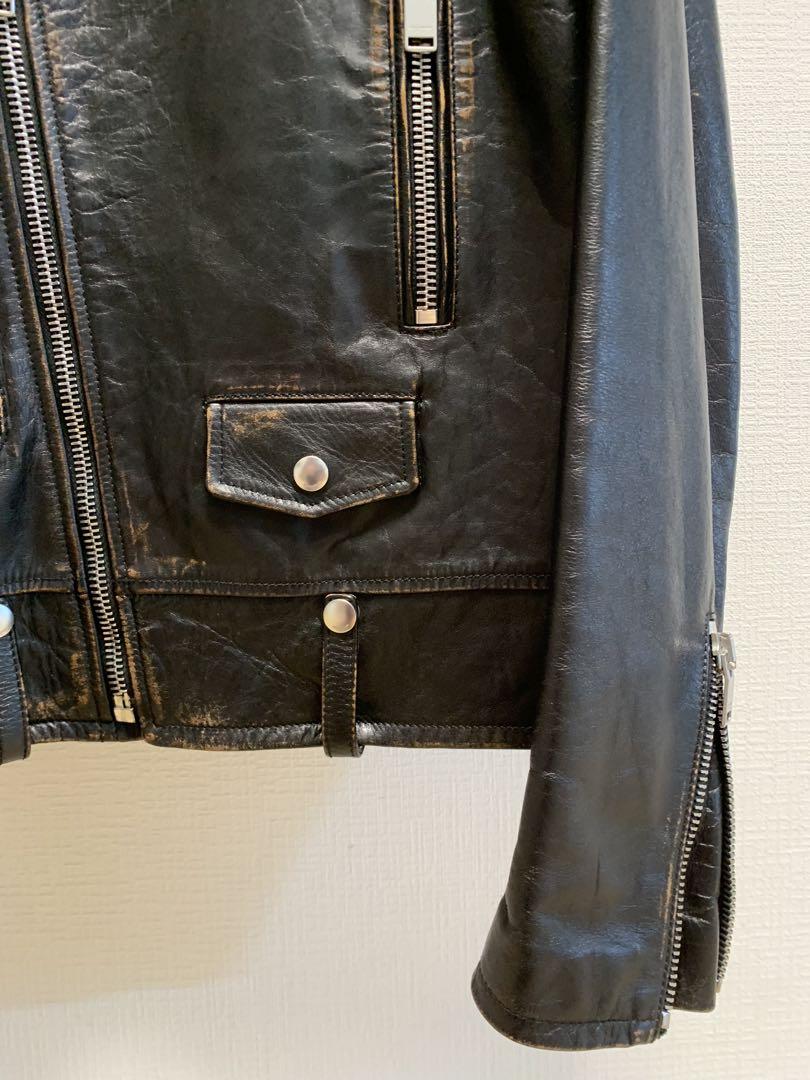 SAINT LAURENT 17AWスモーキングリップライダースジャケット
