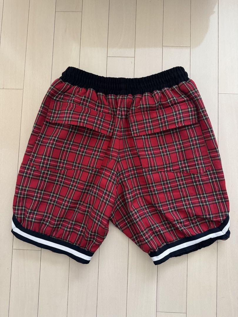 RHUDE Plaid Print Jogger Shorts パンツ