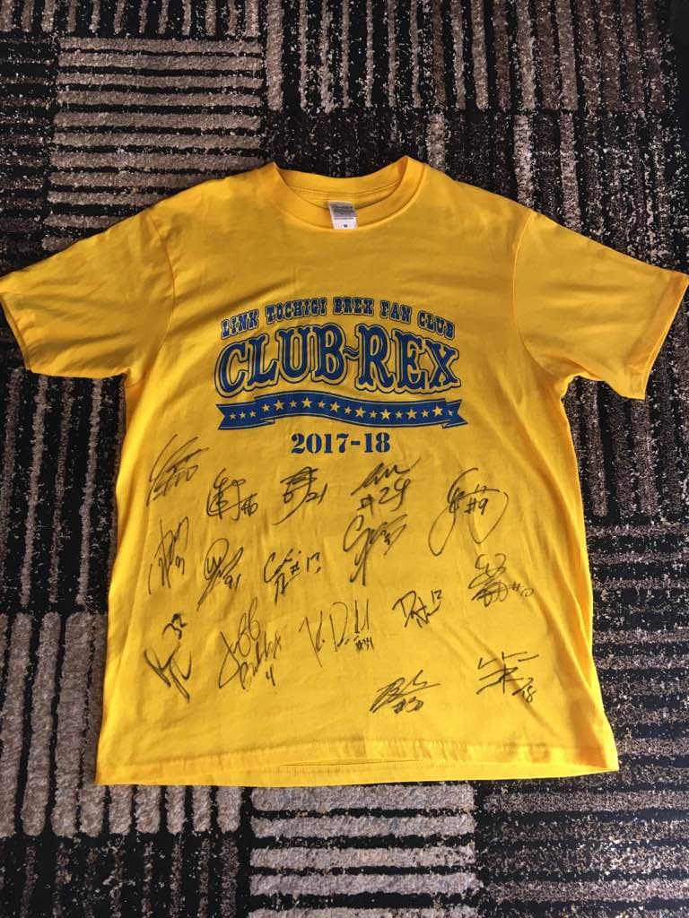 待望☆】 リンク栃木ブレックス サイン入りTシャツ バスケットボール
