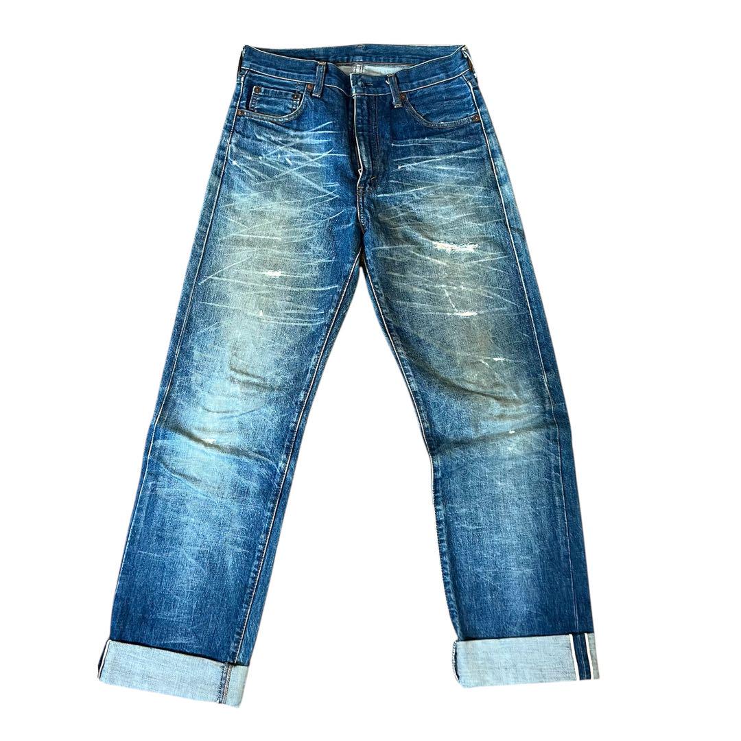 80s Levi 502 デニム W30 L36 赤耳 ハチノス