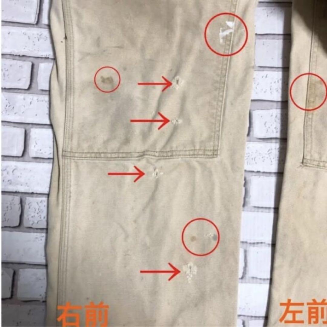 希少 【てっちん】ダック オーバーオール ベージュ サロペット  90s