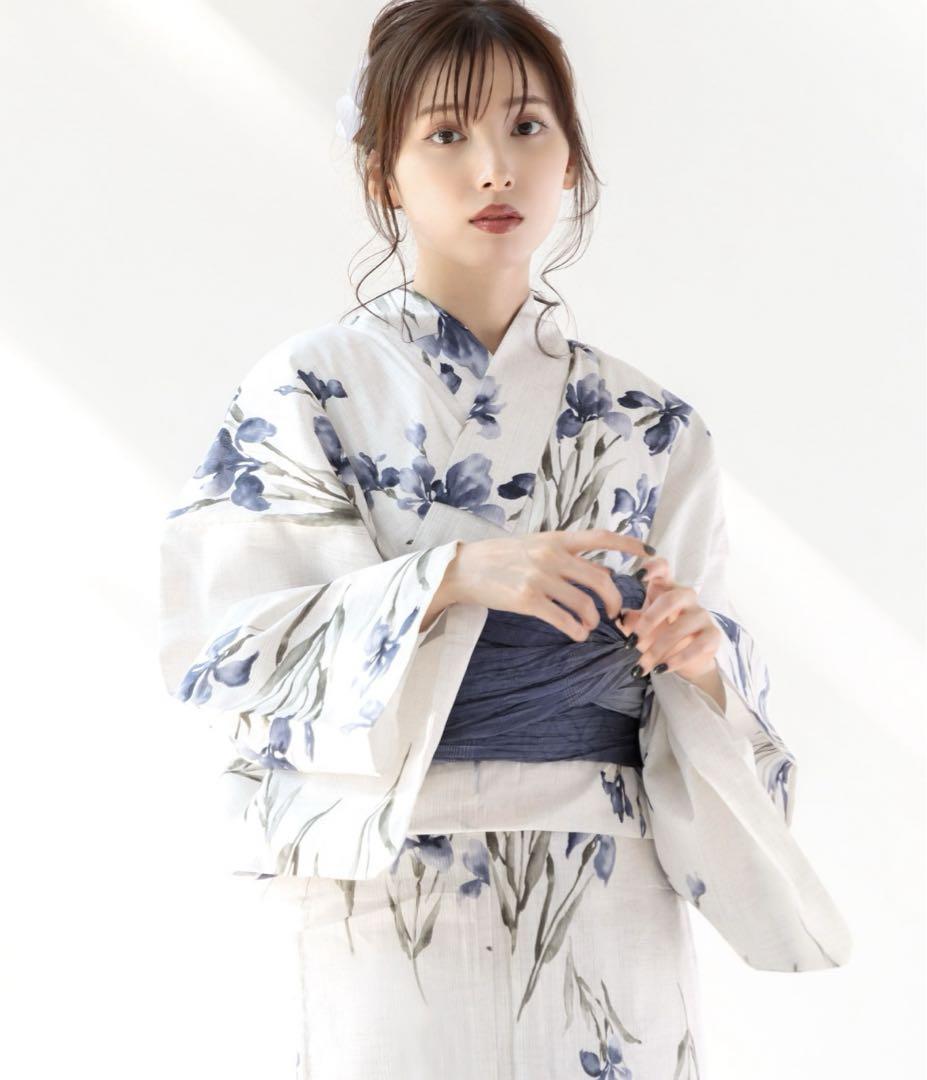 Dita 京の水墨画水仙 浴衣5点セット