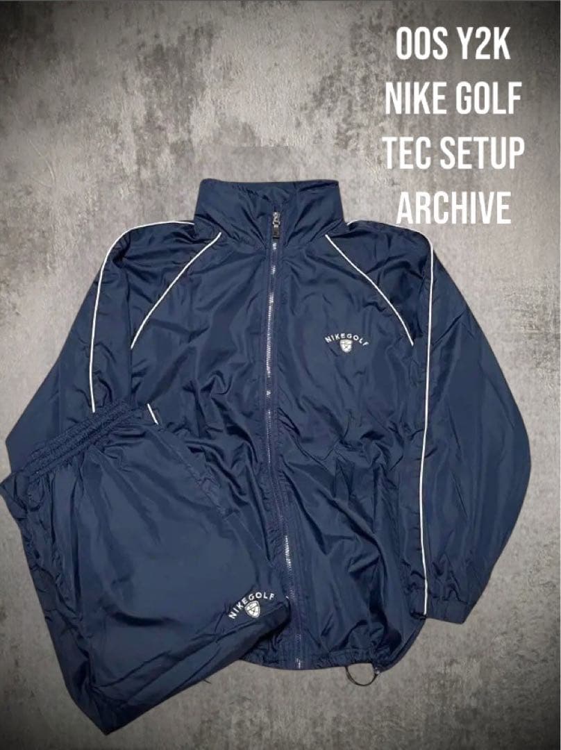 00s OLD NIKE GOLF TEC NYLON SETUP y2kM NIKE GOLF