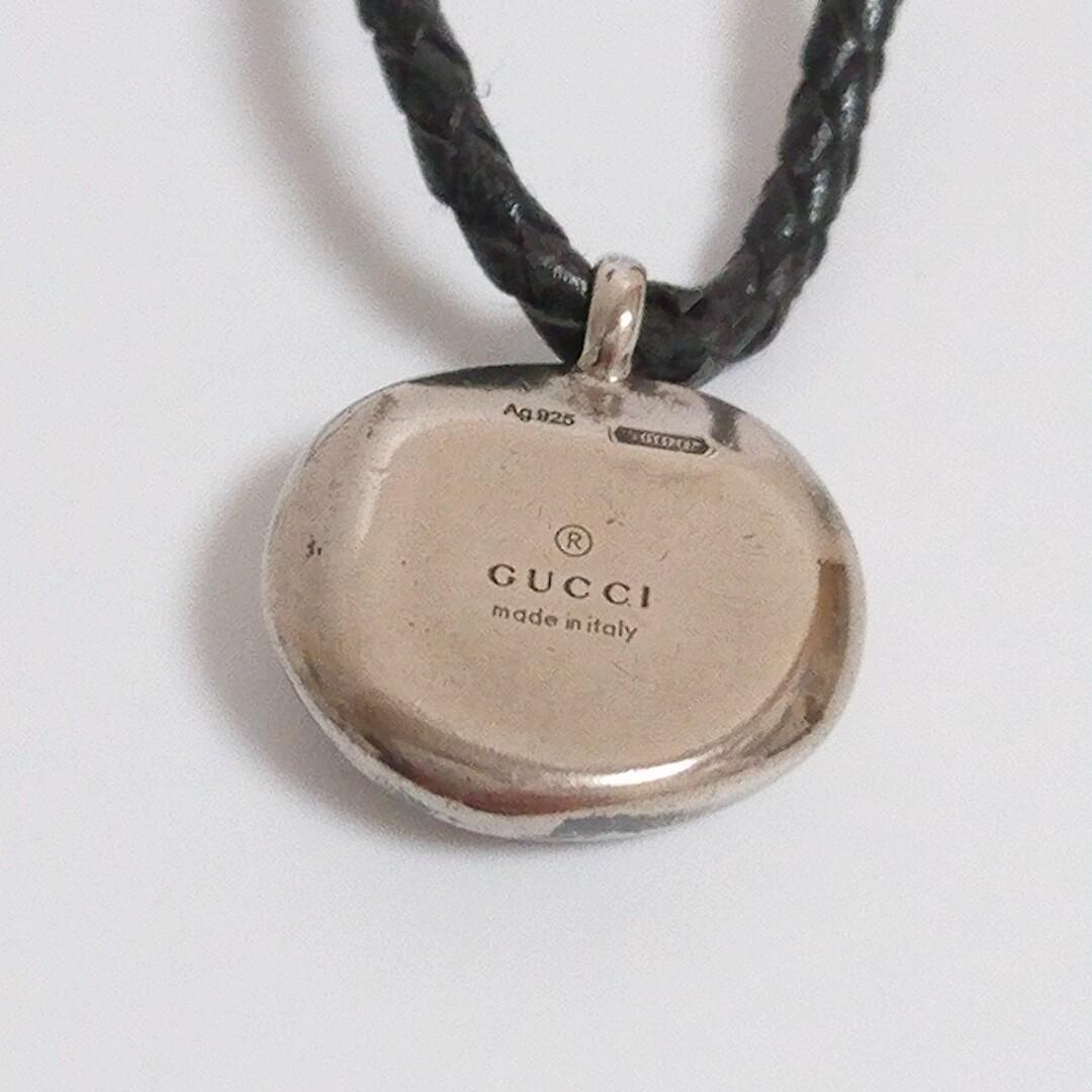 グッチ GUCCI ネックレス レザー SV925 グッチ GUCCI ネックレス レザー SV925