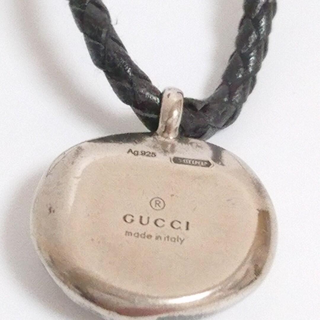 グッチ GUCCI ネックレス レザー SV925 グッチ GUCCI ネックレス レザー SV925