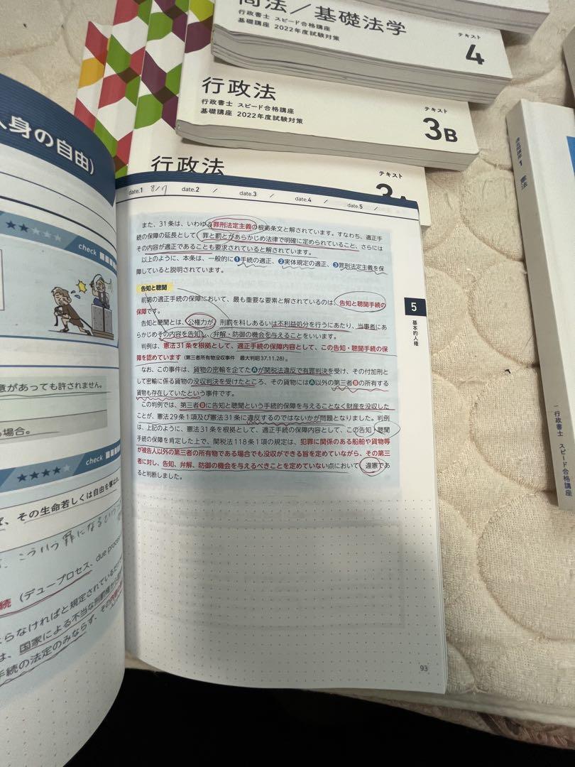 2022年版 フォーサイト　行政書士テキスト＆問題集セット
