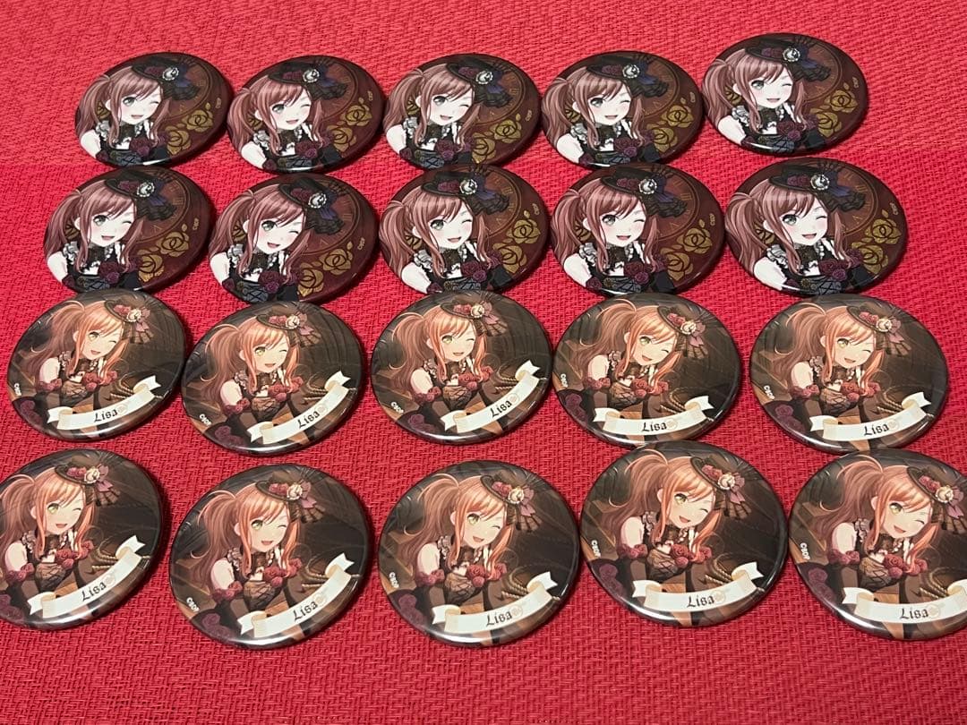 Roselia Neuweltfahrt 缶バッジセット 今井リサ