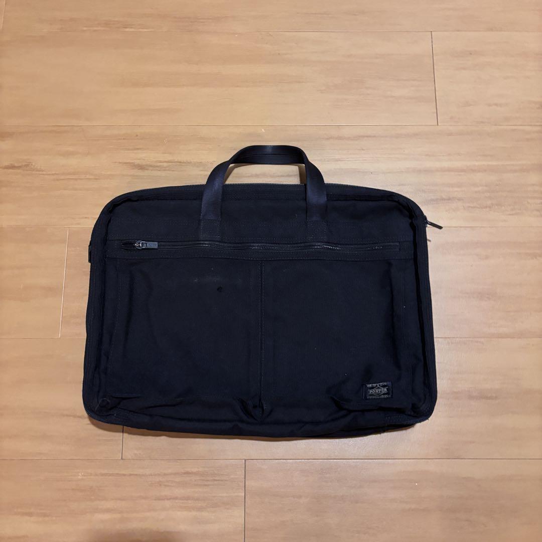 【美品】PORTER GRILビジネスバッグ ブラック SHEA（PORTER GIRL） ポーター シア ブリーフトートバッグ 871