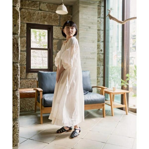 新品　URBAN RESEARCHDOORSコットンボイルギャザーワンピース M セール】コットンボイルギャザーワンピース（ワンピース