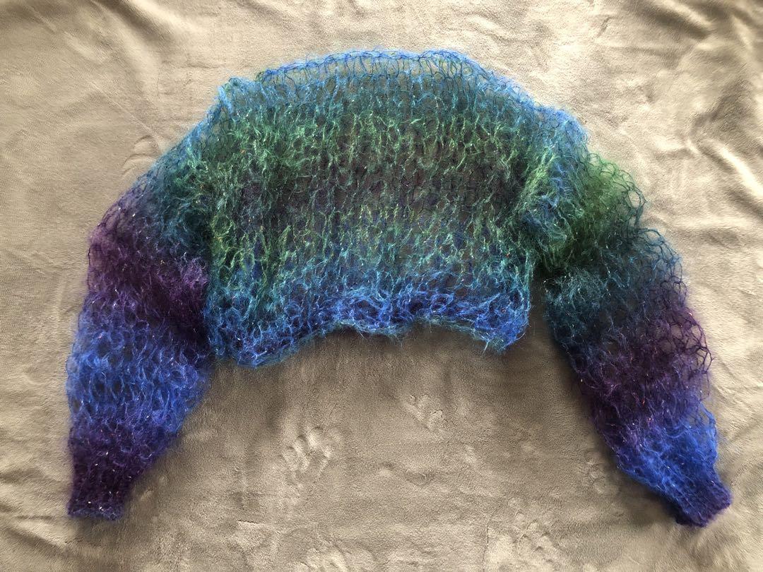 正規通販】 ハンドメイド mohair knit 星空 ニット/セーター www