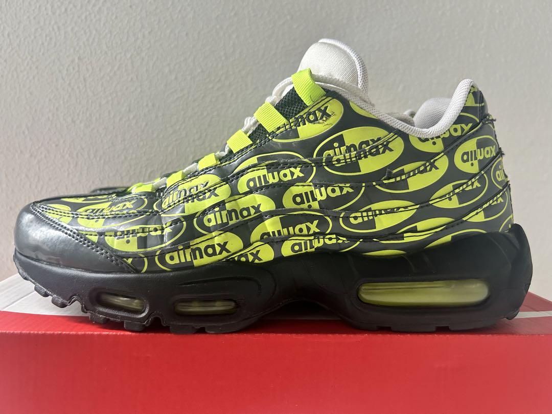 Size 9 - Nike Air Max 95 Premium Reverse Volt Glow 2018 538416-701 Sneakers  | eBay