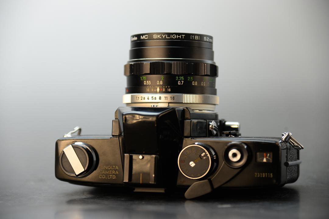 するご Minolta SRT101 & MC Rokkor 55mm f1.7 slGFw-m88748521815 [レンズ・