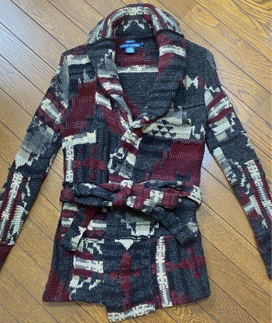 RALPH LAUREN  HANDKNIT  NATIVEGOWNヴィンテージ