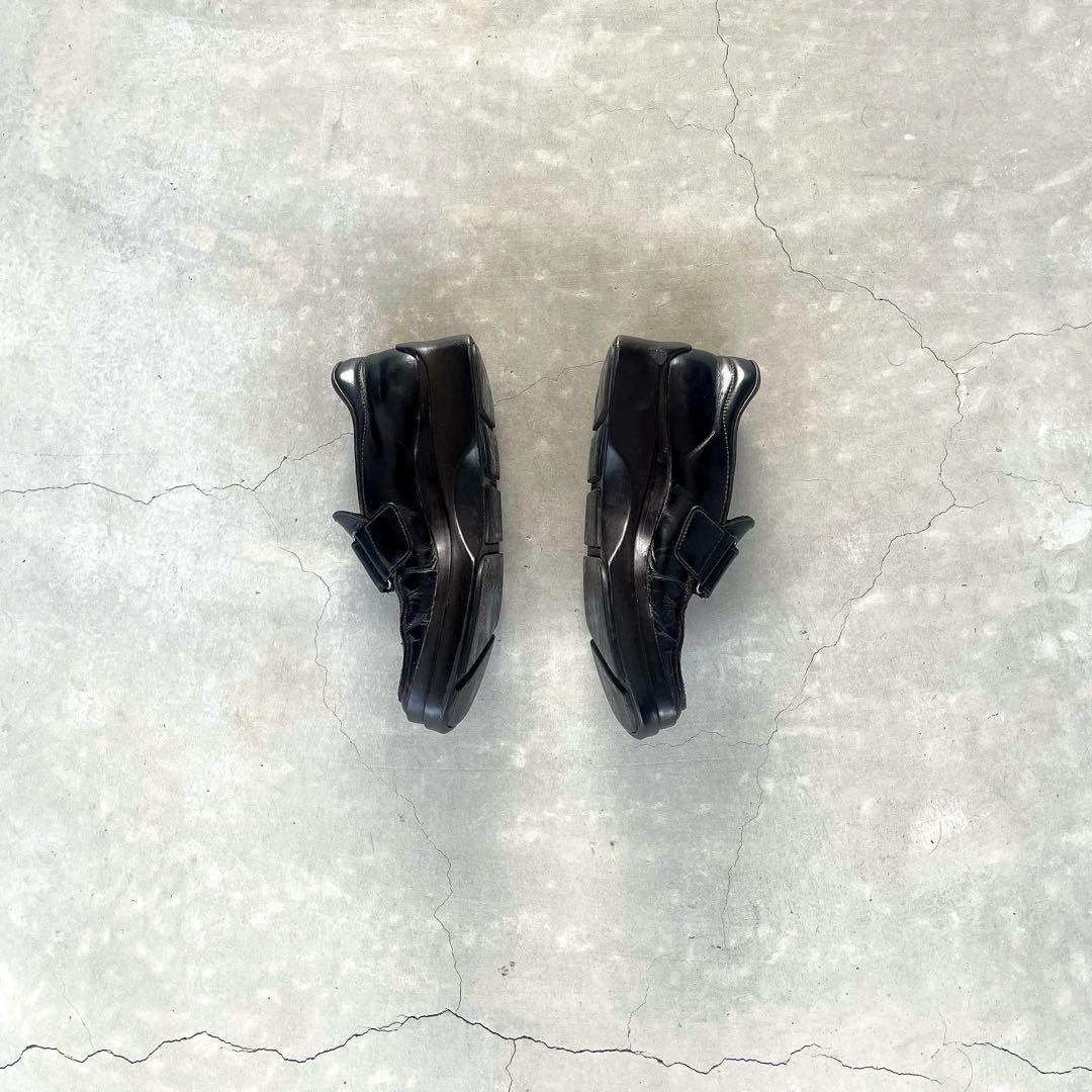 靴 prada 1999ss Velcro shoes brown 7
