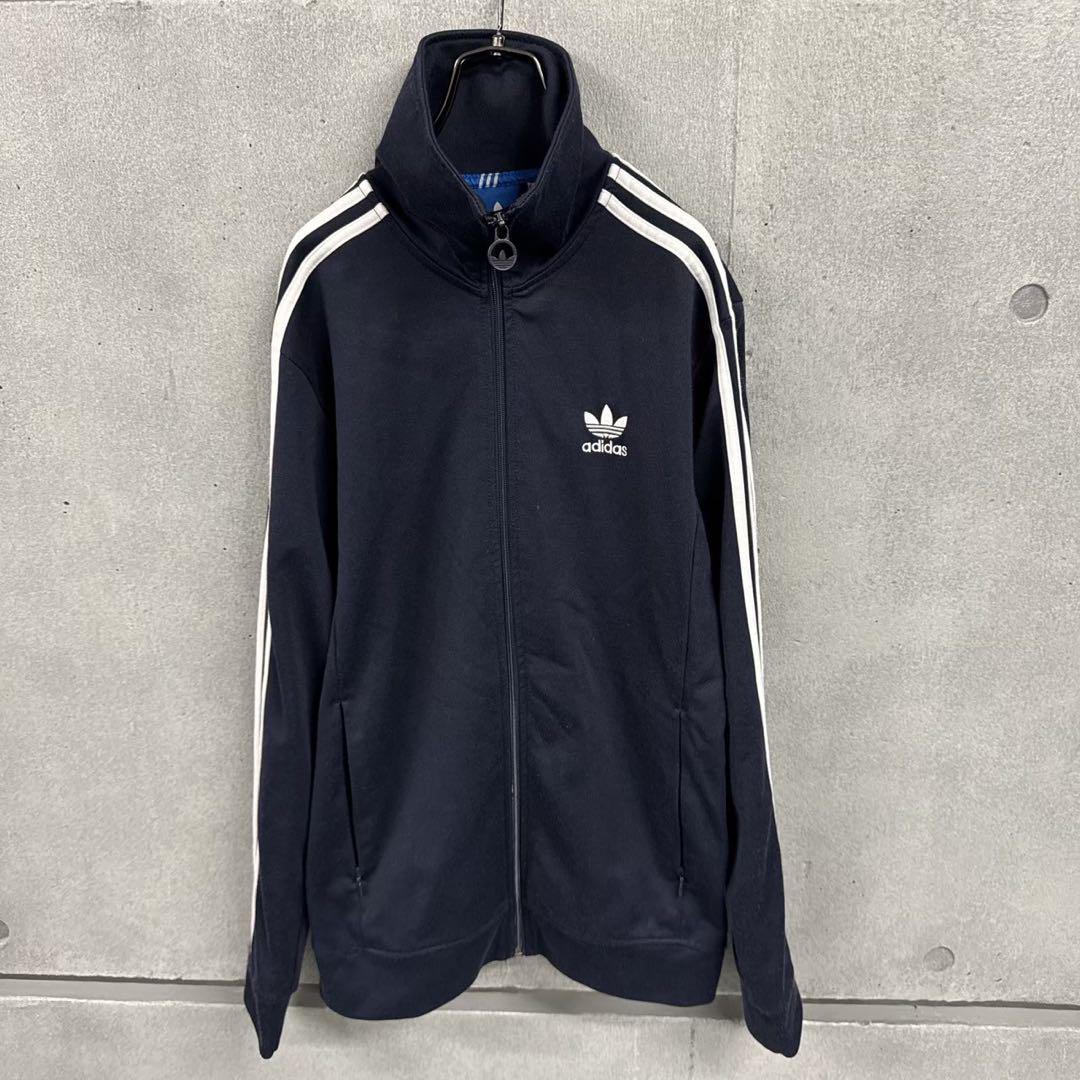 大人気　adidas Originals　トラックジャケット　ネイビー　メンズL