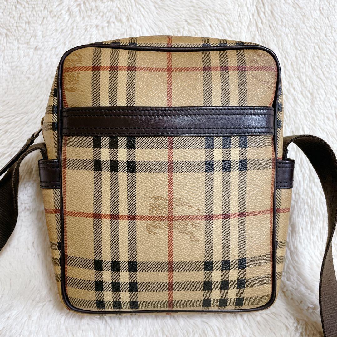 美品 希少 BURBERRY シャドーホース ボックス ショルダーバッグ PVC 画像2