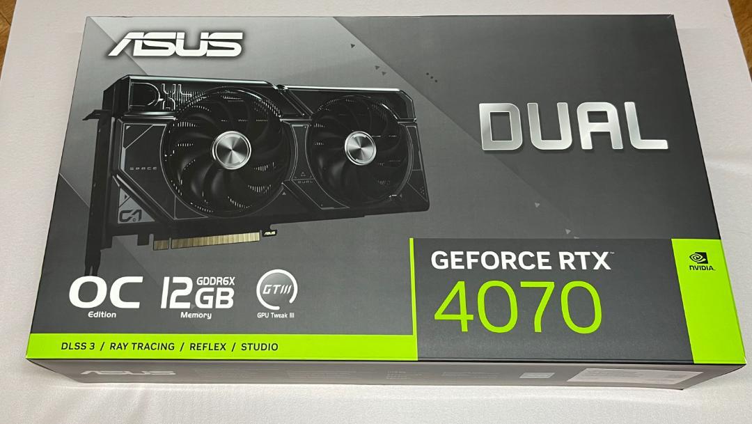 ASUS Dual GeForce RTX4070 OC Edition12GB
